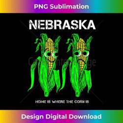 nebraska corn face graphic 1 - png transparent sublimation design