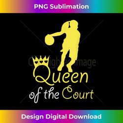 girls basketball queen court dribble hoops idea - stylish sublimation digital download