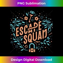 birthday party favor family escape room squad - png transparent sublimation design