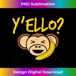 y ello banana monkey lover gift - creative sublimation png download