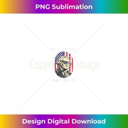 wtf what the fuck is a kilometer george washington july 4th tank top - stylish sublimation digital download