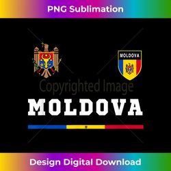Moldova SportSoccer Jersey Tee Flag Football - Instant Sublimation Digital Download