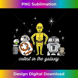 star wars babu frik & droids cutest in the galaxy tank top 2 - elegant sublimation png download