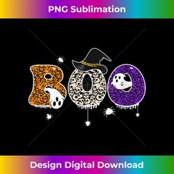 womens boo skull spider witch hat halloween v-neck 3 - high-resolution png sublimation file