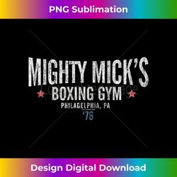 rocky mighty micks boxing gym long sleeve 2 - unique sublimation png download