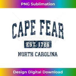 cape fear north carolina nc vintage athletic sports design - high-quality png sublimation download