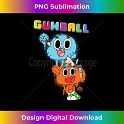 the amazing world of gumball gumball spray long sleeve - aesthetic sublimation digital file