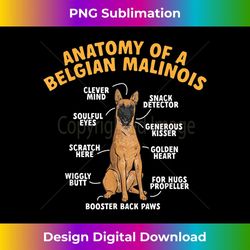Anatomy Of A Belgian Malinois Belgian Shepherd Malinois - Premium Sublimation Digital Download