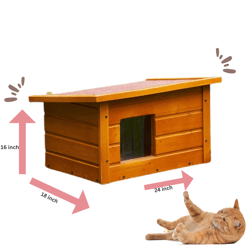 Cozy Cat Cottage: Outdoor Cat Shelter