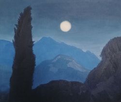 Lunar Landscape Painting