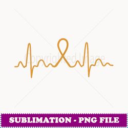 heartbeat childhood cancer childhood cancer support - special edition sublimation png file