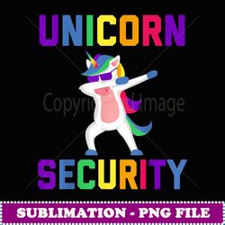 unicorn security funny gift - modern sublimation png file