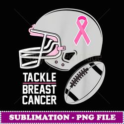 tackle breast cancer football breast cancer awareness - exclusive png sublimation download