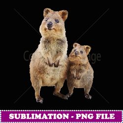 quokka t funny australian quokka with baby - sublimation-ready png file