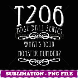 206 baseball card collector - special edition sublimation png file