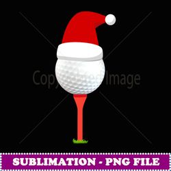 funny golfing christmas holiday golf ball -