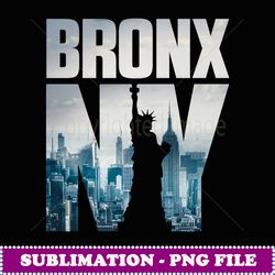 bronx nyc new york city skyline illustration graphic design -