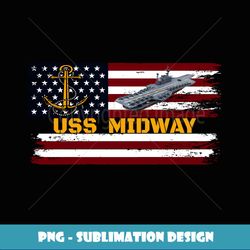 aircraft carrier uss midway veterans day father's day - elegant sublimation png download