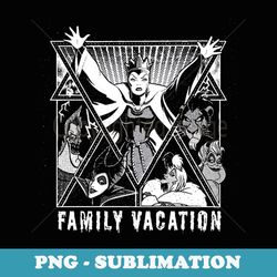 disney villains graphic print group family vacation trip - elegant sublimation png download
