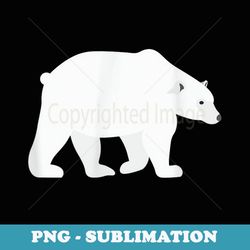 cute polar bear - high-resolution png sublimation file