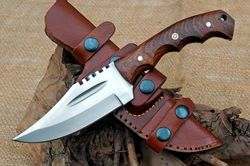 knife for skinner hunting handmade steel blade with cover