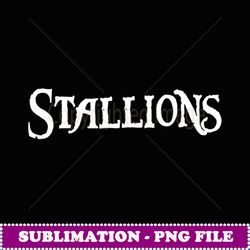 go stallions football baseball basketball cheer fan school - creative sublimation png download