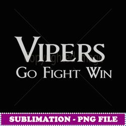 go vipers football baseball basketball cheer sports spirit - unique sublimation png download