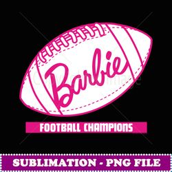 barbie football champions - premium png sublimation file