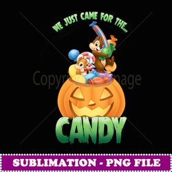 disney chip 'n' dale rescue rangers halloween pumpkin candy - png sublimation digital download