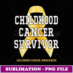 childhood cancer awareness cancer survivor - stylish sublimation digital download