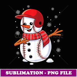 christmas dabbing snowman baseball xmas dab dance - stylish sublimation digital download