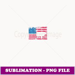 womens patriotic us flag pig hog graphic art print - trendy sublimation digital download
