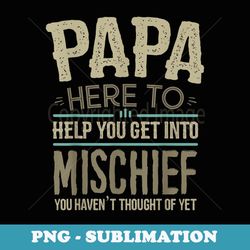 papa ts from grandchildren for men fathers day papa - exclusive png sublimation download