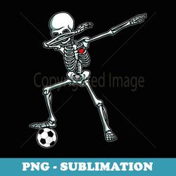 Dabbing Skeleton Soccer Ball Dab Hip Hop Skull - High-Resolution PNG Sublimation File