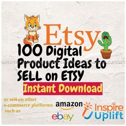 Digital Product ideas, 100 digital product ideas to sell on Etsy, Amazon, Ebay, Inspireuplift, Etsy digital product