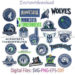 Minnesota Timberwolves Logo SVG, Timberwolves PNG, Minnesota Basketball Logo, Timberwolves Logo Transparent, bundle svg