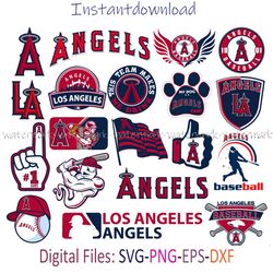 Los Angeles Angels Logo SVG, LA Angels Logo PNG, Angels Logo svg png, cricut, Instantdownload png, NFL logo, logo teaams