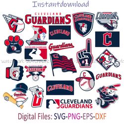 Cleveland Guardians Logo SVG, Guardians PNG, Cleveland Guardians Logo Transparent, Instantdownloads, Png for shirt
