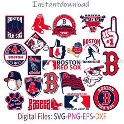 Boston Red Sox Logo SVG, Red Sox Symbol, Red Sox Logo PNG, Boston Red, Instantdownloads, file for cricut, Png for shirt