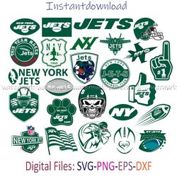 New York Jets Logo SVG, NY Jets Logo PNG, Jets Logo Transparent, Jets svg, Instantdownloads, file for cricut, eps, dxf