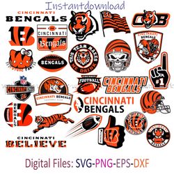 Cincinnati Bengals Logo SVG, Cincinnati Bengals PNG, Bengals SVG File, Cincinnati Bengals Logo Transparent, cricut file