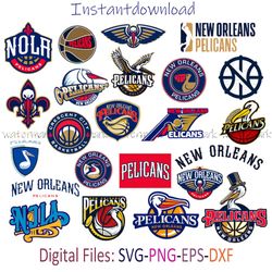 New Orleans Pelicans Logo SVG, NBA Pelicans Logo, Pelicans Logo PNG, cricut file, Instantdownload, for shirt, logo svg