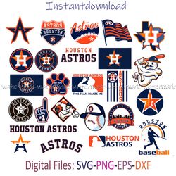 Houston Astros Logo SVG, Houston Astros Emblem, Houston Astros PNG, File for cricut, png for shirt, Dxf, Instantdownload
