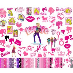 700 barbie party svg, barbie logo png, barbie svg cricut, barbie png transparent
