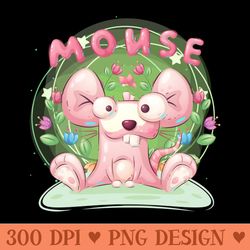 sweet baby mouse - png download