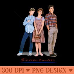 sixteen candles classic film poster vintage - digital png download