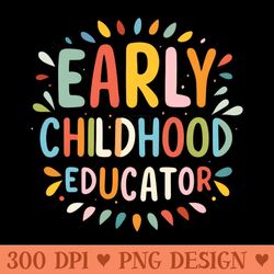 early childhood educator - png download website
