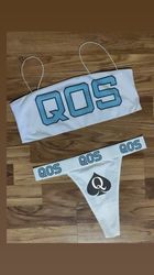 QOS set crop top and panties