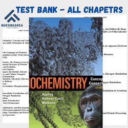 Test bank Biochemistry Concepts and Connections 2nd Edition | All Chapters