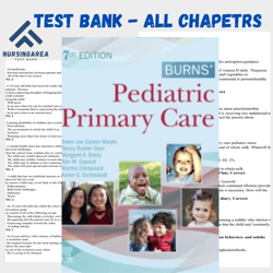 Test bank for Burns Pediatric Primary Care 7th Edition | All Chapters